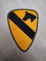 US WW2 1st Cavalry division patch whiteback, Ophalen of Verzenden