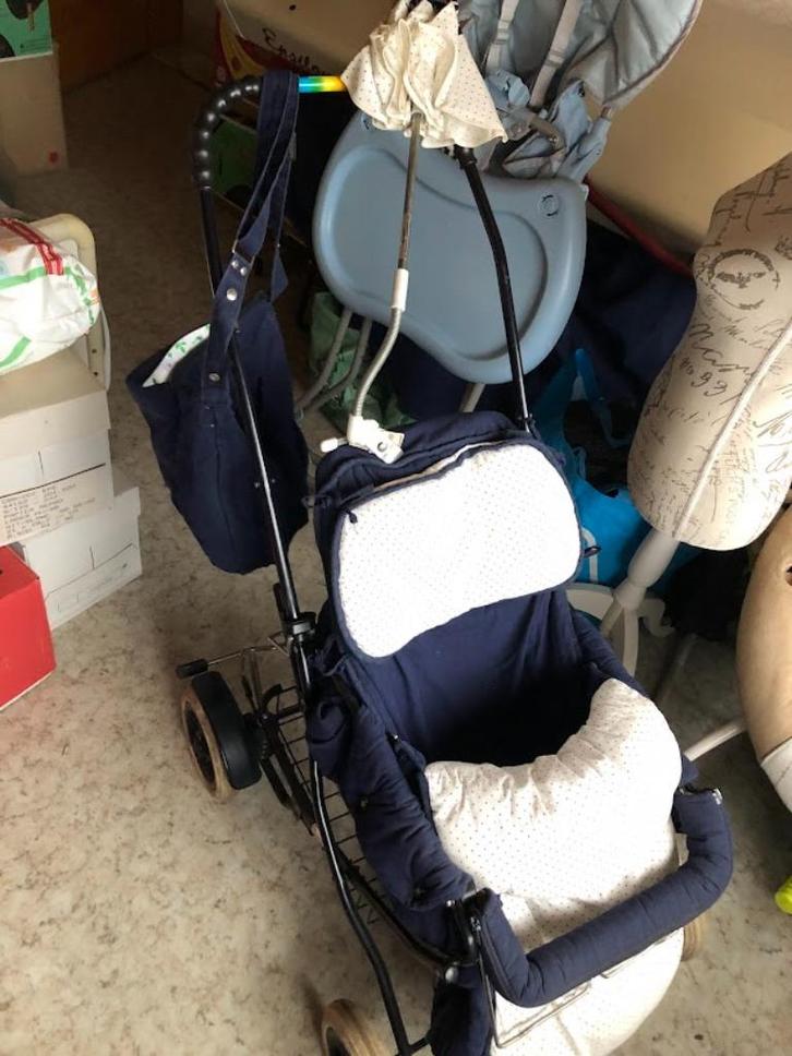 Combi kinderwagen + pousette met paraplutje regenkap enzovoo, Kinderen en Baby's, Kinderwagens en Combinaties, Gebruikt, Combiwagen