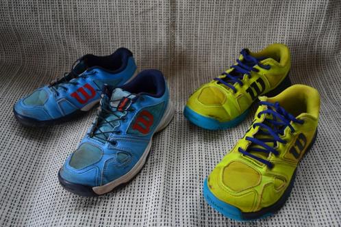 Lot de chaussures de tennis Wilson 35 & 37, Sports & Fitness, Tennis, Utilisé, Chaussures, Wilson, Enlèvement