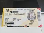Ticket beker Gent vs Club Brugge 18/04/07, Gebruikt, Ophalen of Verzenden