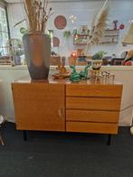 Vintage dressoir / kast teak zwarte pootjes, Ophalen, Gebruikt, Vintage