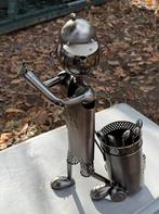 Metalen golfer., Antiek en Kunst, Ophalen