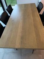 Eettafel 220 x 100, Huis en Inrichting, Tafels | Eettafels, Ophalen, Gebruikt, 200 cm of meer, 50 tot 100 cm
