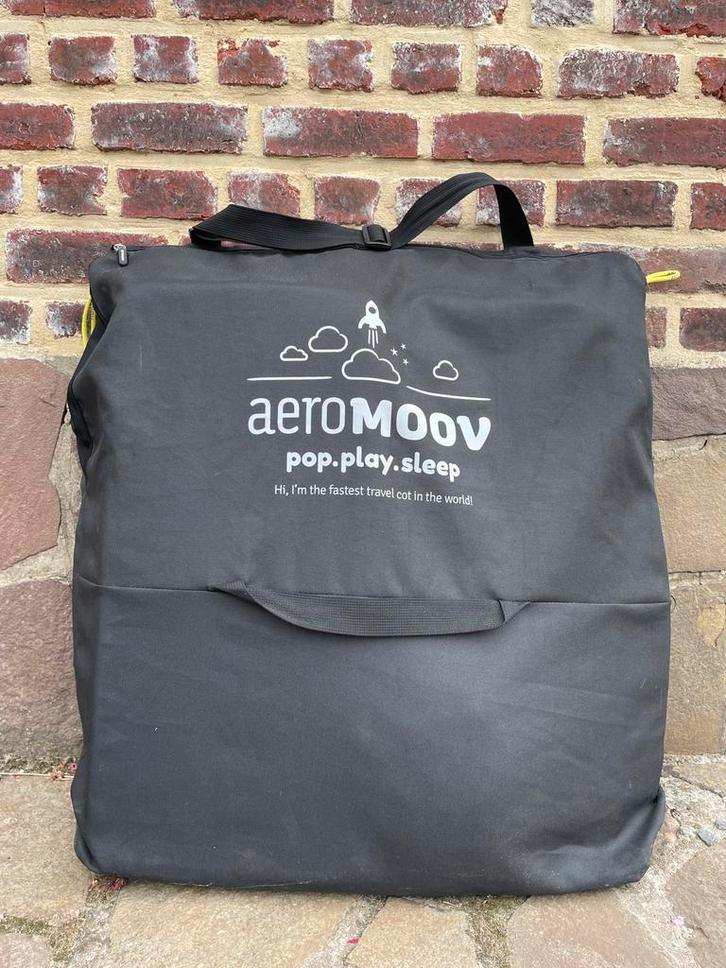 Reisbedje Aeromoov, Kinderen en Baby's, Kinderkamer | Bedden, Zo goed als nieuw, Matras, Ophalen