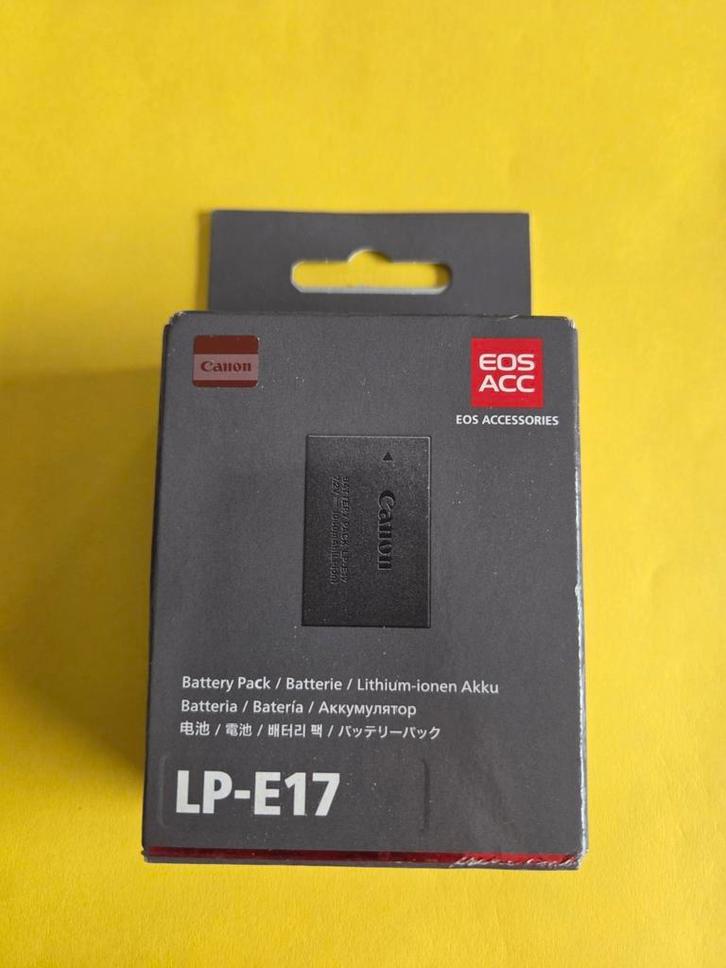 Canon LP-E17 BATTERIJ VOOR EOS M3 OF EOS 760D CAMERA, Audio, Tv en Foto, Accu's en Batterijen, Nieuw, Oplaadbaar, Ophalen of Verzenden