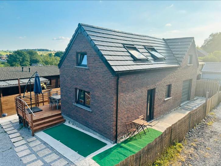 4-zijdige woning met garage en terras op het zuiden, Immo, Appartementen en Studio's te huur, Provincie Henegouwen