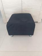 IKEA KLIPPAN Pouf noir, Maison & Meubles, Canapés | Repose-pieds & Poufs, Enlèvement, Utilisé, Bois