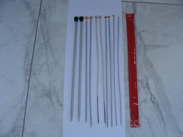lot 5 paires aiguilles à tricoter, vintage, Ophalen of Verzenden, Gebruikt, Breien, Overige typen