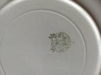Vintage servies van Boch aardewerk., Ophalen, Gebruikt, Verzilverd, Bord of Schaal