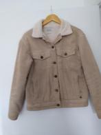 ribfluwelen korte jas - Pull&Bear - XS - als nieuw, Kleding | Dames, Jassen | Zomer, Pull&Bear, Beige, Ophalen of Verzenden, Zo goed als nieuw