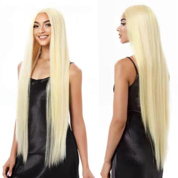 Sexy lace front pruik met superlang lichtblond haar Natalia beschikbaar voor biedingen