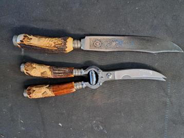 Ciseaux à viande + couteau, Enlèvement ou Envoi