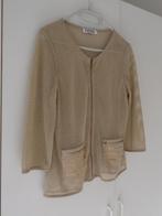Opengewerkte jas Fuego Woman, Beige, Maat 42/44 (L), Zo goed als nieuw, Fuego Woman