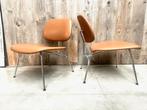 Zeldzaam paar vintage LCM Eames Vintage H Miller fauteuils, Minder dan 50 cm, Gebruikt, Minder dan 75 cm, Ophalen of Verzenden