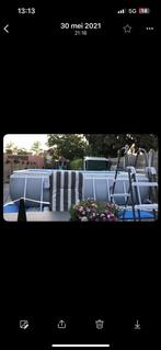 Zwembed intex 4 x 2 meter., Tuin en Terras, Gebruikt, 200 tot 300 cm, Rechthoekig, Ophalen