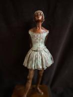Bronzen ballerina Degas subtiel gekleurd 40cm!! zuiver brons, Ophalen of Verzenden