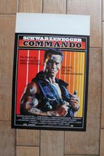 filmaffiche Commando Arnold Schwarzenegger 1985 filmposter, Comme neuf, Cinéma et TV, Enlèvement ou Envoi, Rectangulaire vertical