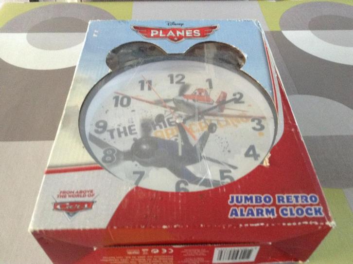 Réveil rétro jumbo Disney-Pixar Planes (Nouveau), Enfants & Bébés, Produits pour enfants, Neuf, Enlèvement ou Envoi