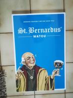 Sint Bernardus metalen bord, Verzamelen, Biermerken, Nieuw, Reclamebord, Plaat of Schild, Duvel, Ophalen of Verzenden