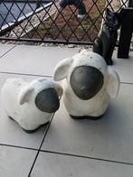 tuindecoratie 2 schaapjes, Tuin en Terras, Tuinbeelden, Ophalen, Gebruikt, Steen, Dierenbeeld