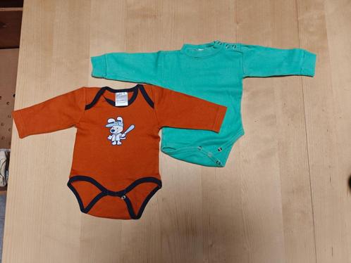 2 Body's maat 56 lange mouwen, Kinderen en Baby's, Babykleding | Maat 50, Gebruikt, Jongetje of Meisje, Nacht- of Onderkleding