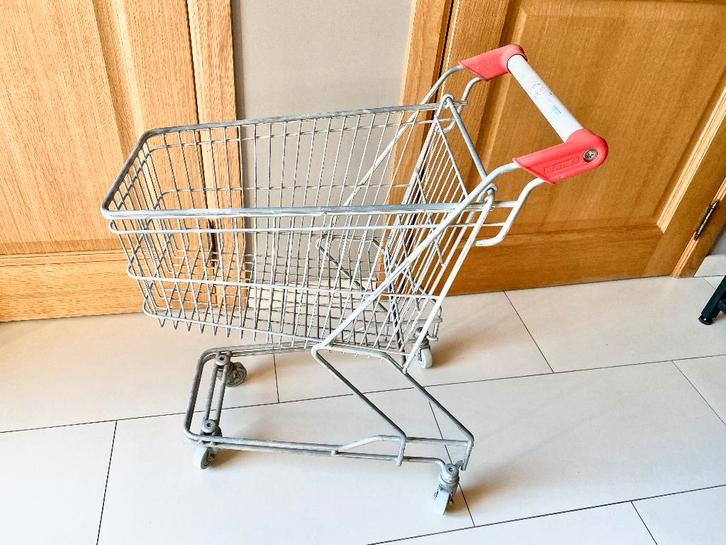 Ancien caddie enfant métallique supermarché, Enfants & Bébés, Jouets | Jouer aux cuisines, Utilisé, Matériaux autres, Enlèvement
