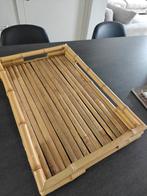 Dienblad in bamboe, Huis en Inrichting, Woonaccessoires | Schalen en Manden, Ophalen