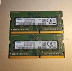 2x Samsung 4 GB DDR4 CRC RAM-stick voor laptop, Computers en Software, RAM geheugen, DDR4, Ophalen of Verzenden, Laptop, 4 GB