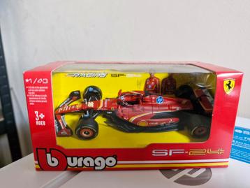Bburago Formule 1 Miniatuur Ferrari SF 24 1/43e beschikbaar voor biedingen