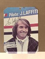 Carte avec signature du pilote de Formule 1 Jacques LAFFITE, Utilisé, Envoi, ForTwo