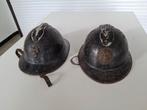2 oude Rijkswacht helmen, Verzamelen, Ophalen, Rijkswacht, Helm of Baret