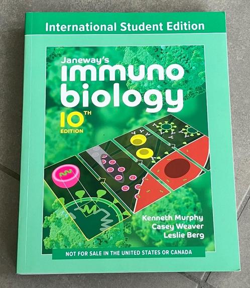 Janeway's Immunobiology - Kenneth Murphy, Livres, Livres d'étude & Cours, Comme neuf, Enseignement supérieur, Enlèvement ou Envoi