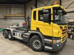 Scania P410 6X2 HOOKLIFT MARREL 20T - RETARDER - LIFT + STEE, Auto's, Vrachtwagens, Euro 6, Bedrijf, Diesel, 2 zetels