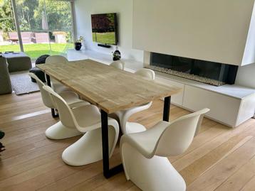 Table en bois d'échafaudage (plateau) dimensions 200 x 86 cm, Maison & Meubles, Tables | Tables à manger, Rustiek, Comme neuf