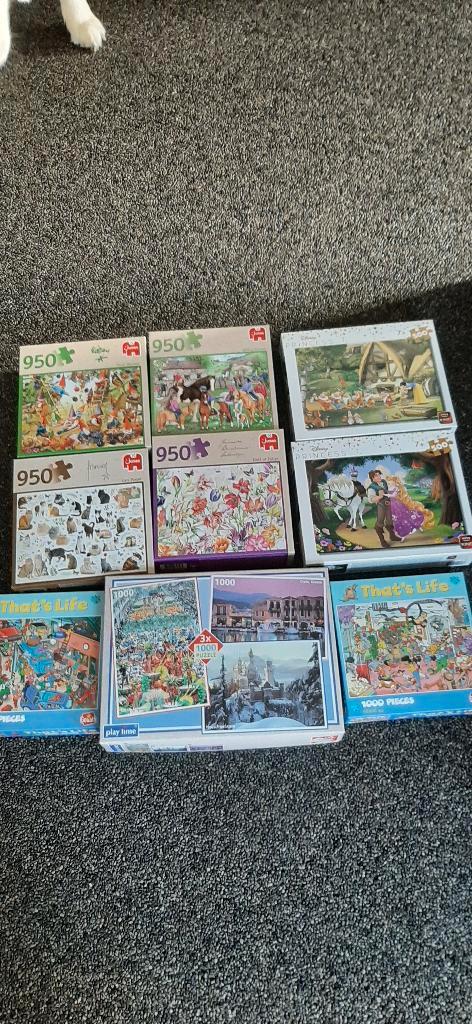 Legpuzzels (verschillende, enkele nog volledig nieuw), Hobby & Loisirs créatifs, Sport cérébral & Puzzles, Neuf, Puzzle, 500 à 1500 pièces