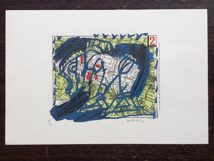 Alechinsky - 2ème arrondissement de Paris (67/99), Antiek en Kunst, Kunst | Litho's en Zeefdrukken, Ophalen