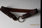 Ceinture en cuire brune femme, Ophalen, Echt leder, 90 tot 100 cm, Heupriem
