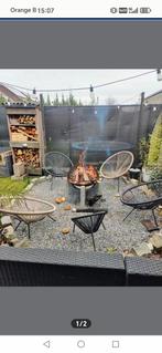 Vuurhaard/vuurkorf met zware stenen voet, Enlèvement