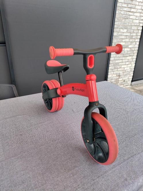 Yvolution loopfiets met verstelbare dubbele achterwielen., Fietsen en Brommers, Fietsen | Driewielers, Gebruikt, Ophalen of Verzenden