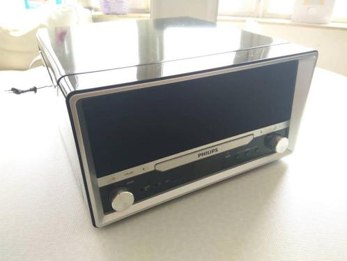 Philips platenspeler met platenspeler Microfoonsysteem, Audio, Tv en Foto, Stereoketens, Zo goed als nieuw, Cd-speler, Tuner of Radio