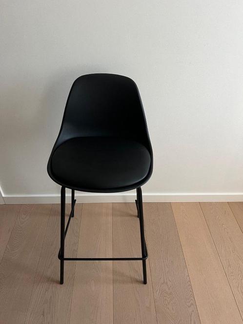 Barkrukken - set van 2, Huis en Inrichting, Barkrukken, Zo goed als nieuw, 60 tot 90 cm, Kunststof, Metaal, 2 krukken, Met voetsteun