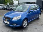 Chevrolet Aveo 1.4i, 4/2010, 81.626km, Airco, 12m Garantie, Auto's, Chevrolet, Stof, 140 g/km, 4 cilinders, Blauw