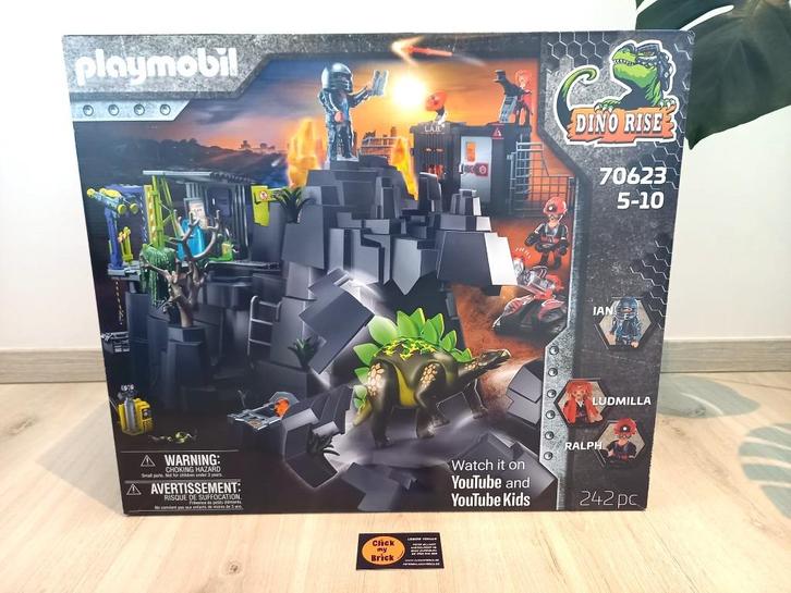 Playmobil - 70623 Dinos Dino Rock - NIEUW & SEALED, Kinderen en Baby's, Speelgoed | Playmobil, Nieuw, Complete set, Ophalen of Verzenden