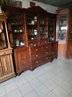 Grote notariskast in acajou engelse stijl, Antiek en Kunst, Antiek | Meubels | Kasten, Ophalen of Verzenden