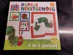 4 puzzels rupsje nooitgenoeg +3 jaar, Ophalen of Verzenden, Zo goed als nieuw