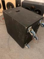 18inch hoorngeladen subwoofer, Audio, Tv en Foto, Luidsprekerboxen, Ophalen, Zo goed als nieuw, Subwoofer