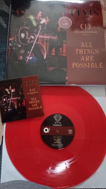 Elvis dubbele live bootleg lp, All things are possible,  beschikbaar voor biedingen