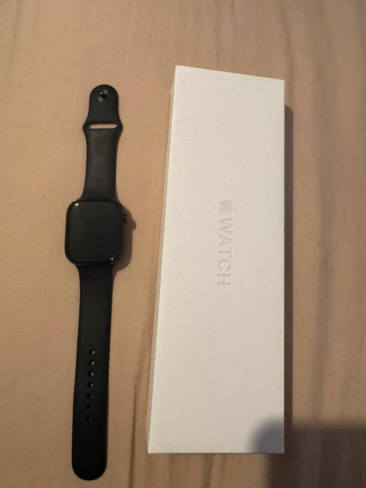 apple watch series 10 46MM, Handtassen en Accessoires, Smartwatches, Zo goed als nieuw, iOS, Zwart, Afstand, Calorieverbanding