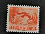 Indonésie 1956 - animaux sauvages - loutre, Enlèvement ou Envoi, Affranchi, Animal et Nature