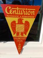 zeldzaam metalen reclamebord CENTURION fietsen, bromfietsen, Ophalen of Verzenden, Zo goed als nieuw, Reclamebord